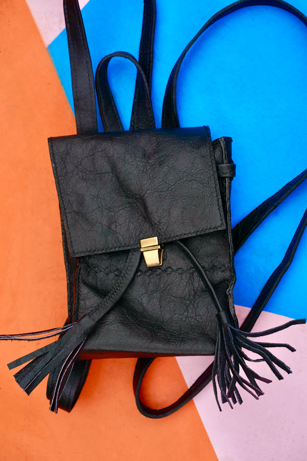 Black Mini Essential Backpack
