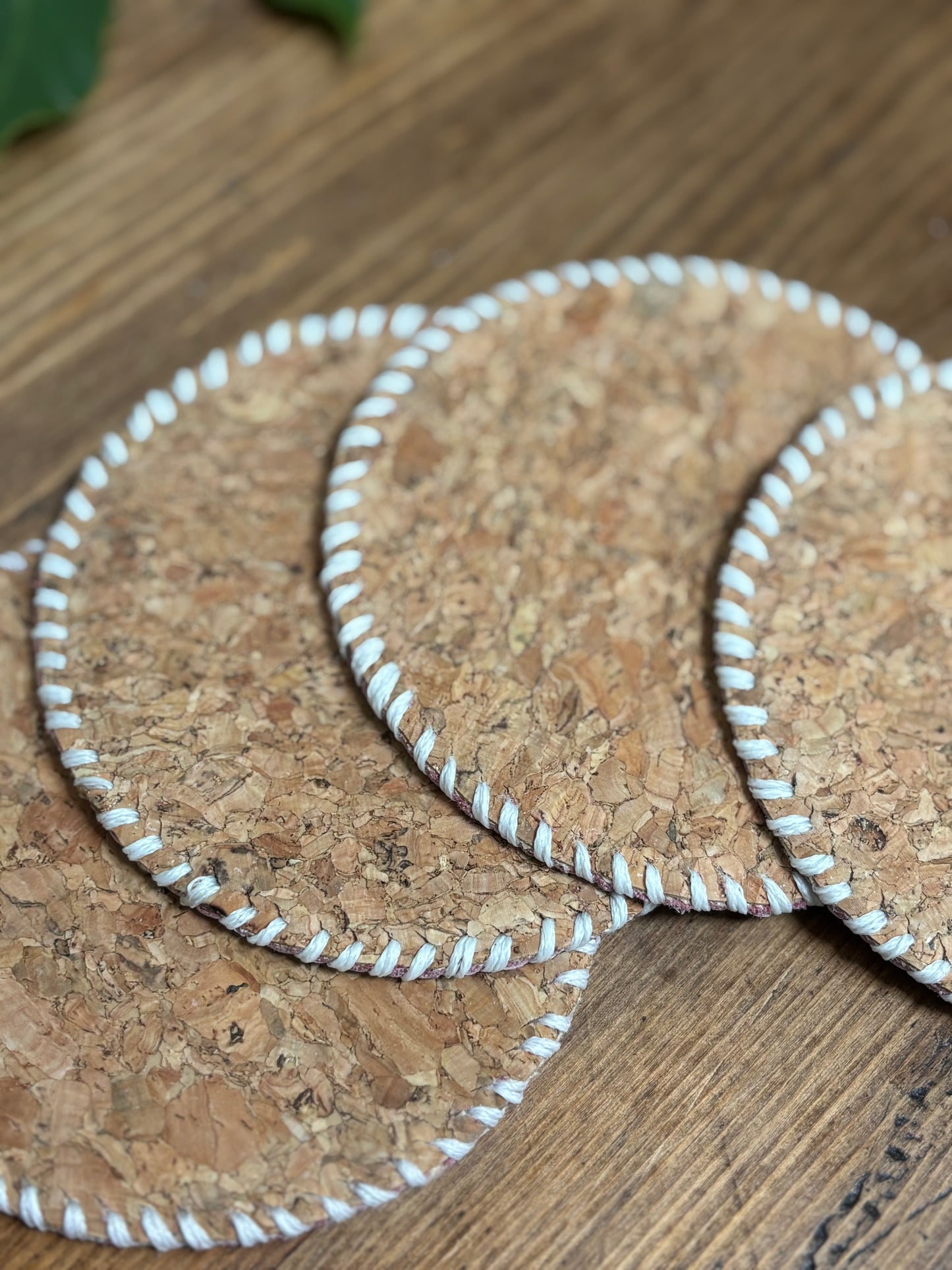 Kass - Round Cork Coaster (Set of 4)