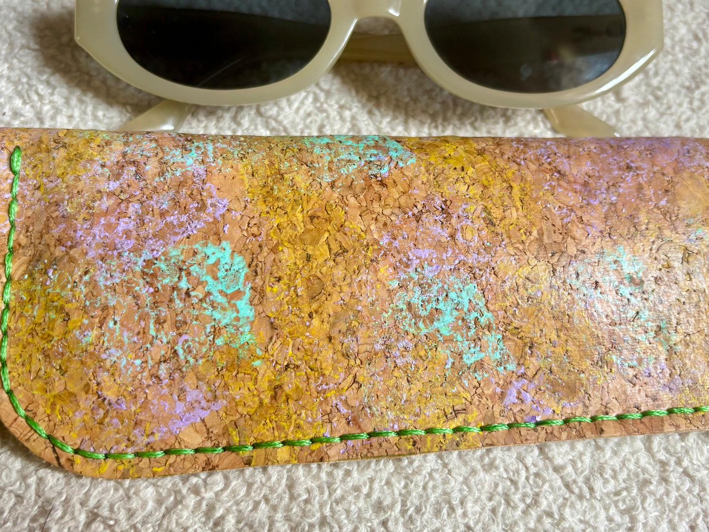 Cassy in Hand-Painted Cork