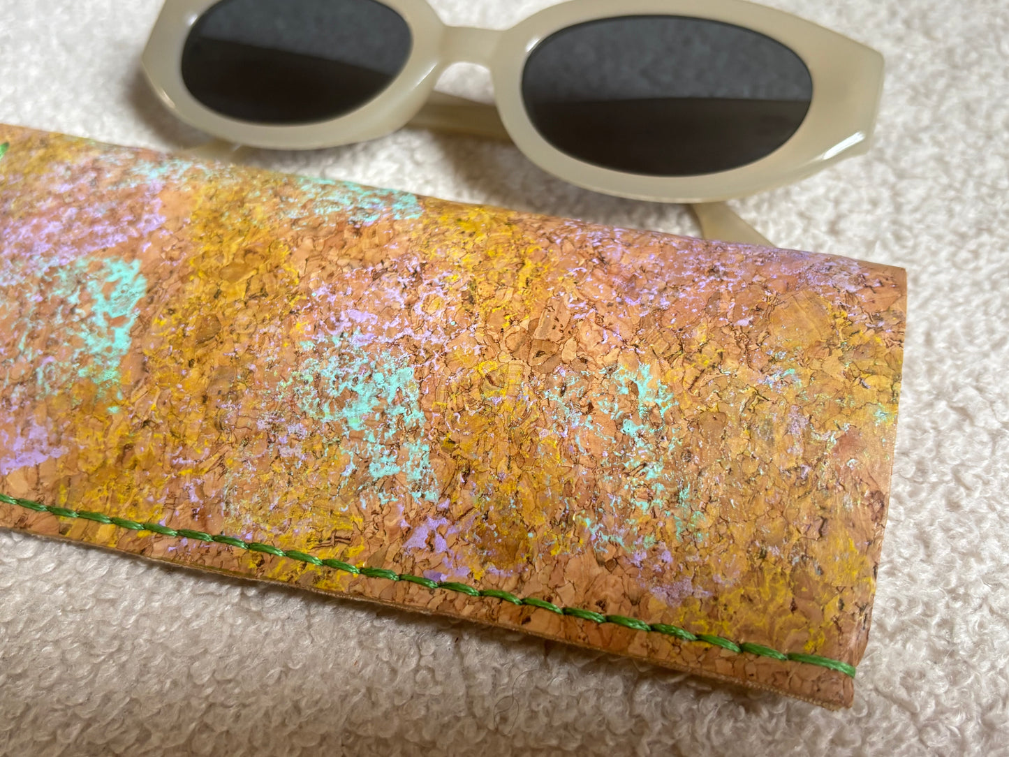 Cassy in Hand-Painted Cork