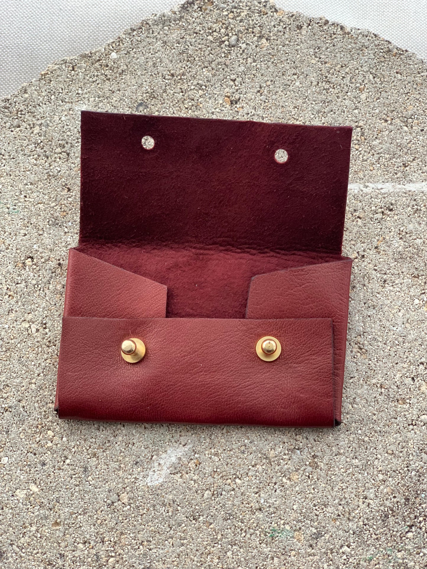 Burgundy Mini Wallet