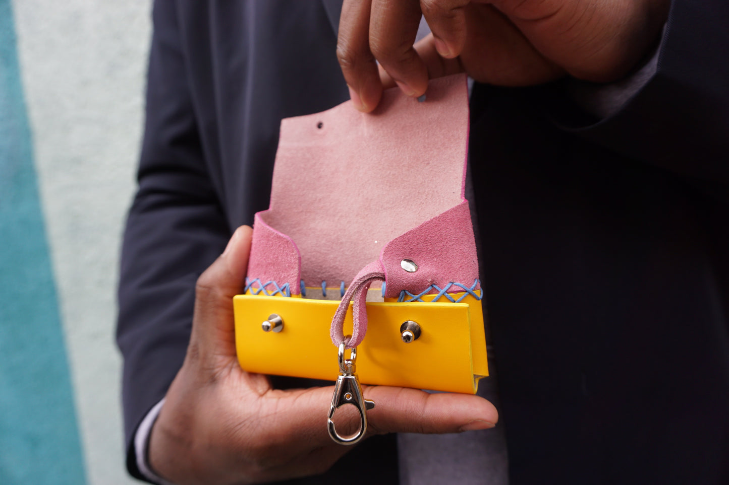 Pink & Yellow Wallet