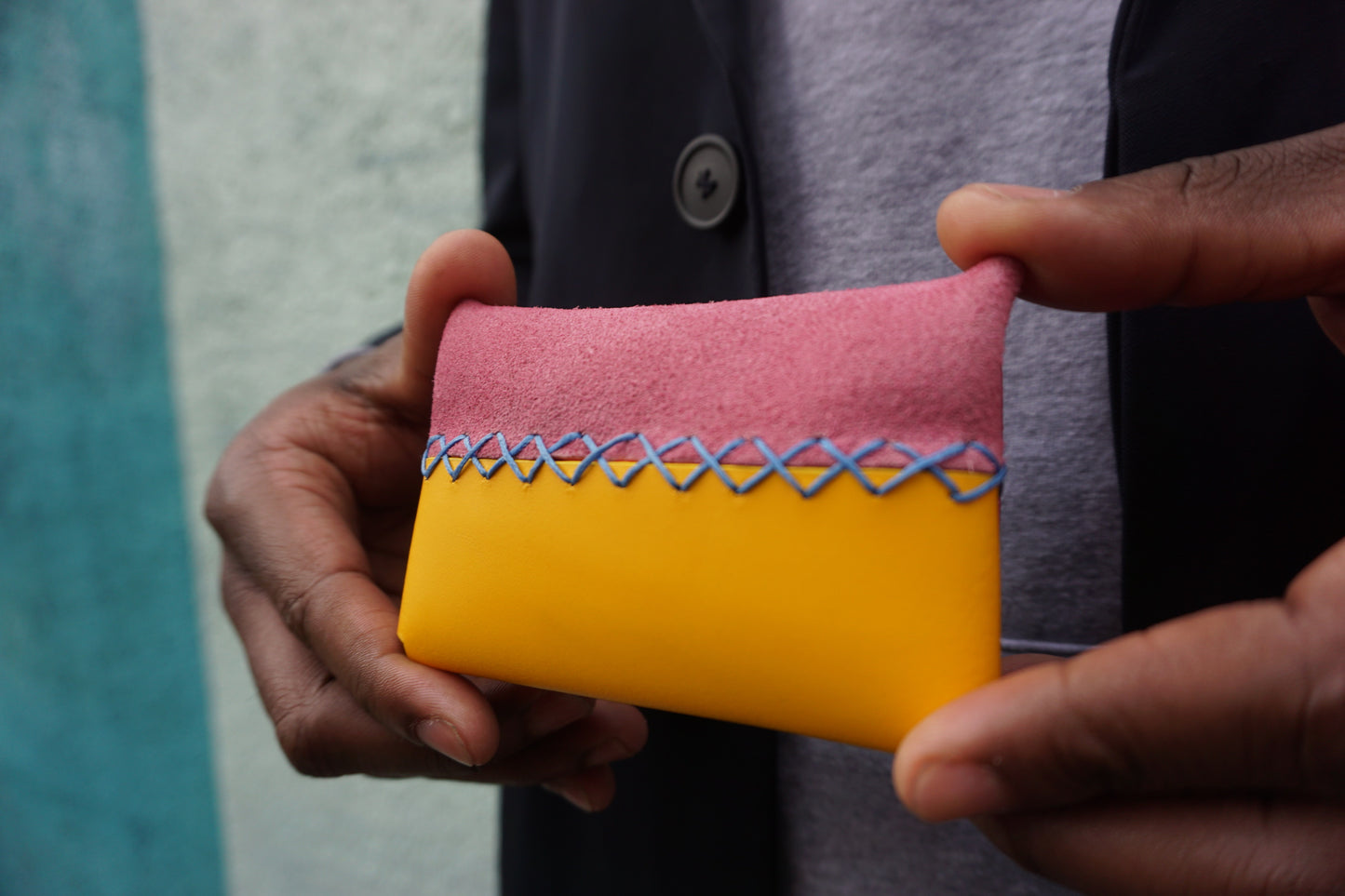 Pink & Yellow Wallet