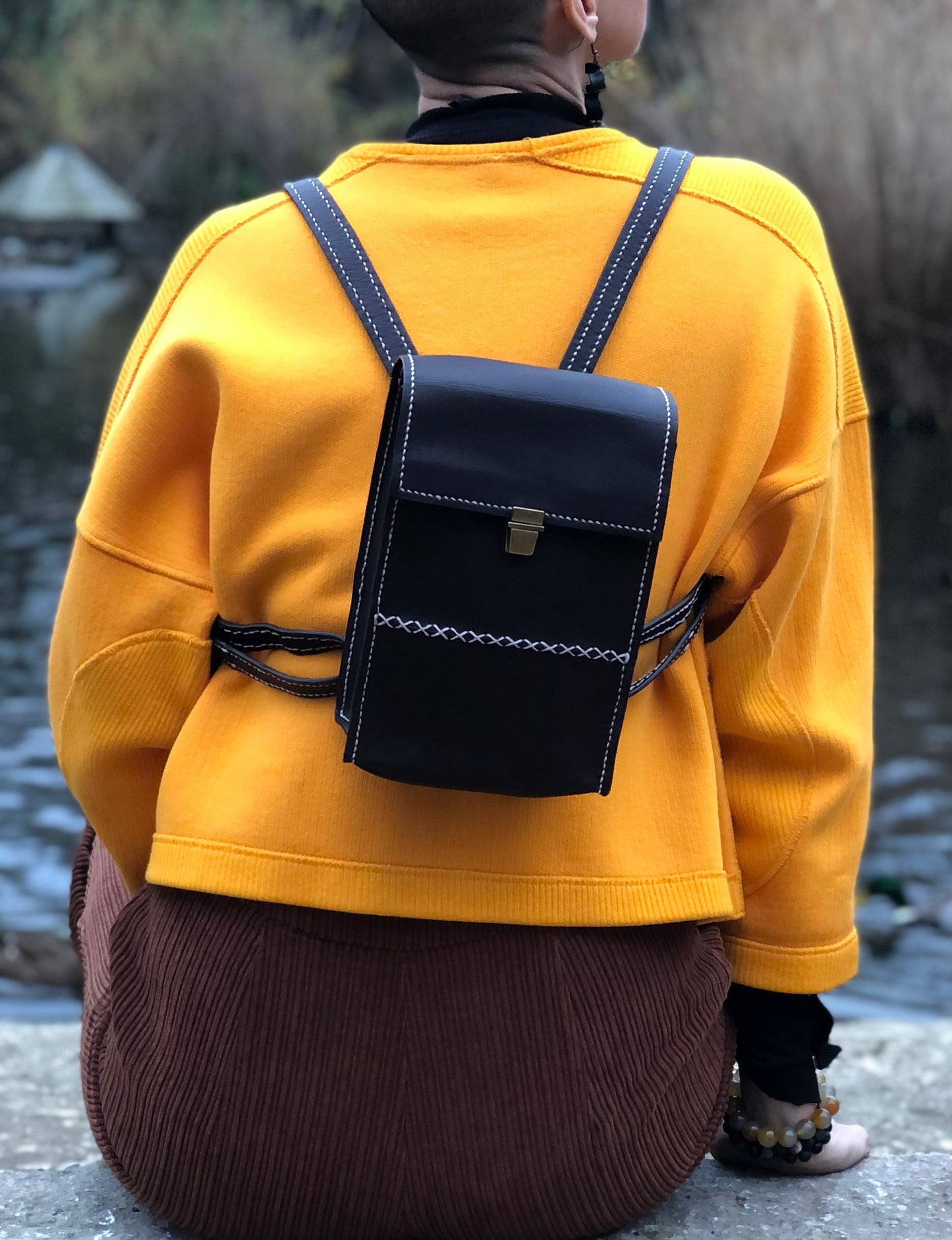 Brown Mini Essential Backpack