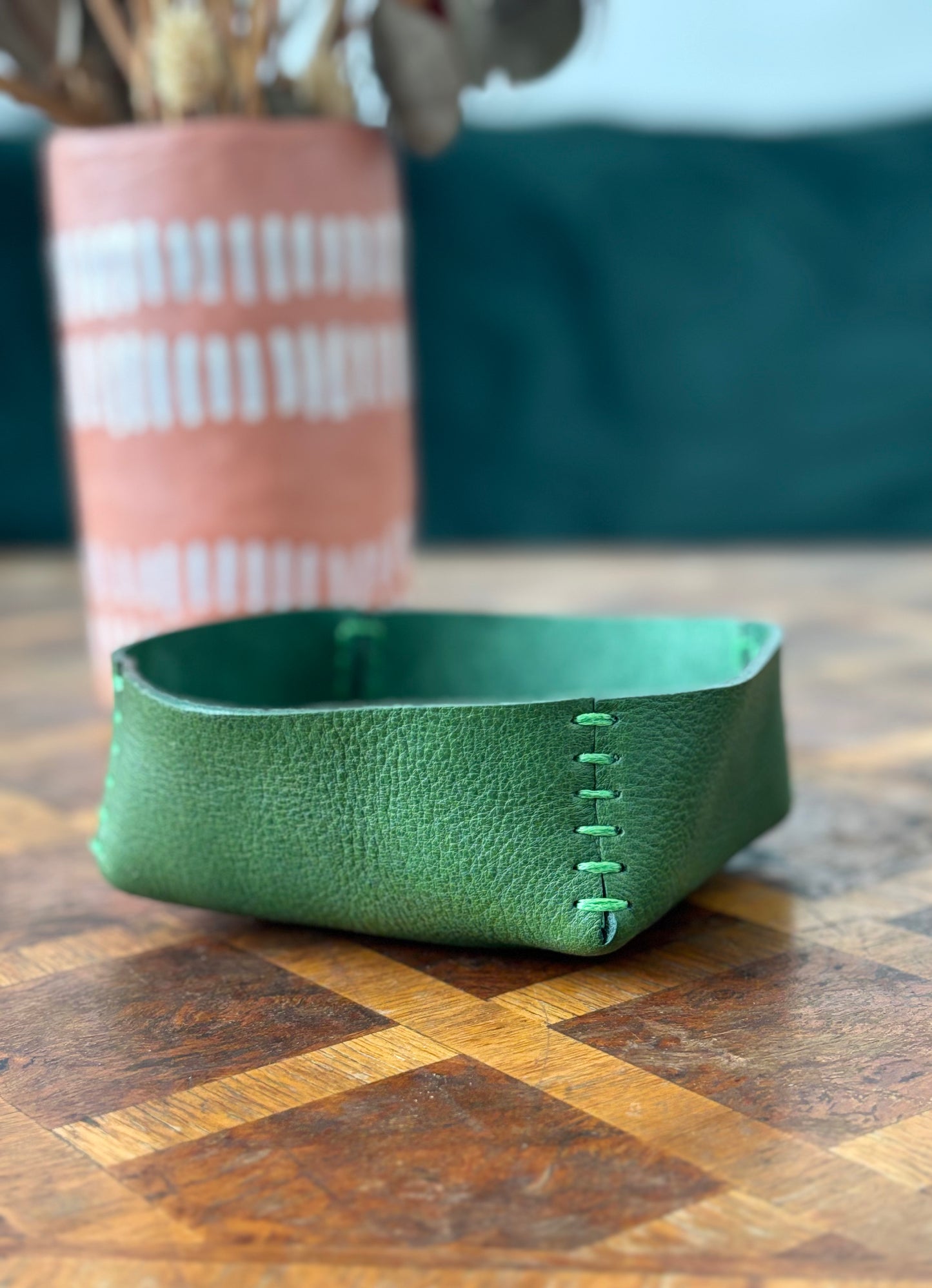 Jane - Small Leather Tray - DIY Kit