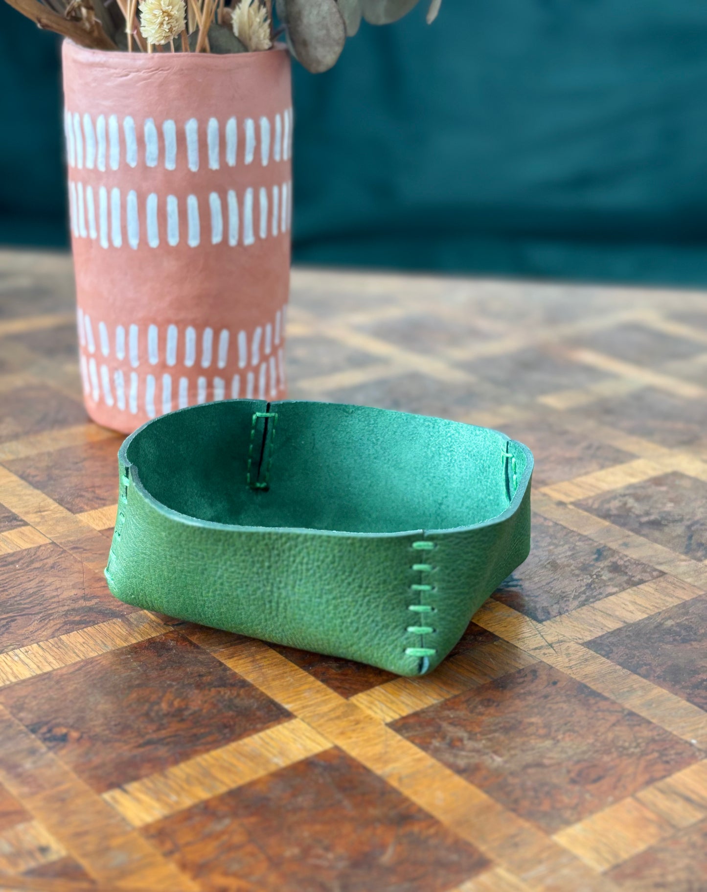 Jane - Small Leather Tray - DIY Kit
