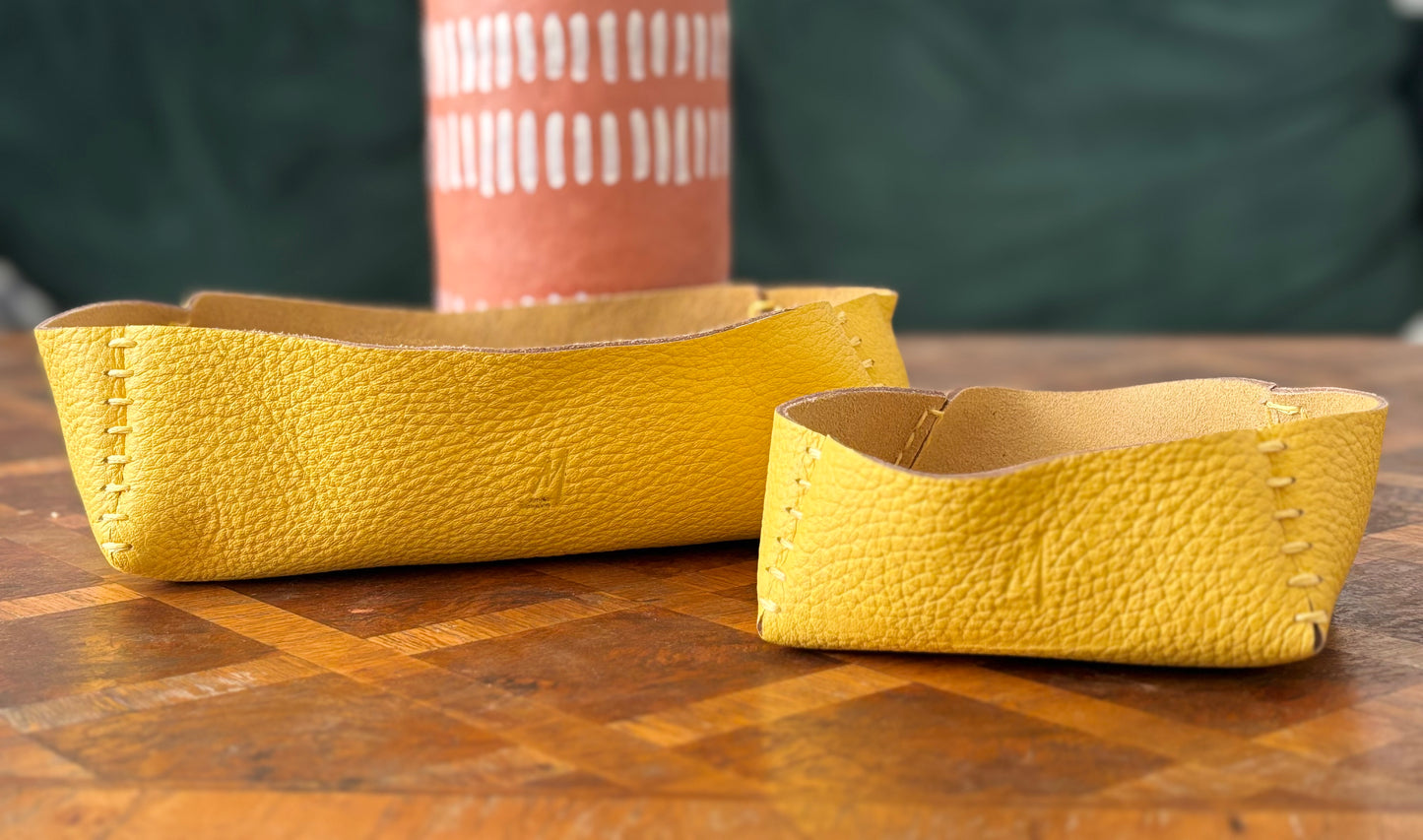 Jane - Small Leather Tray - DIY Kit