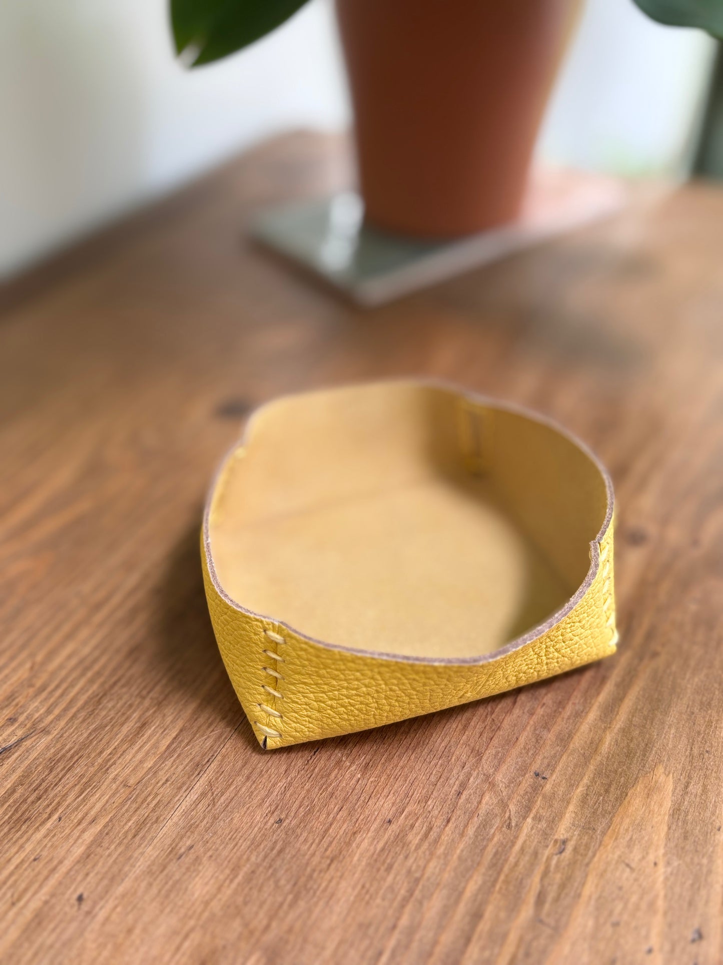 Jane - Small Leather Tray - DIY Kit